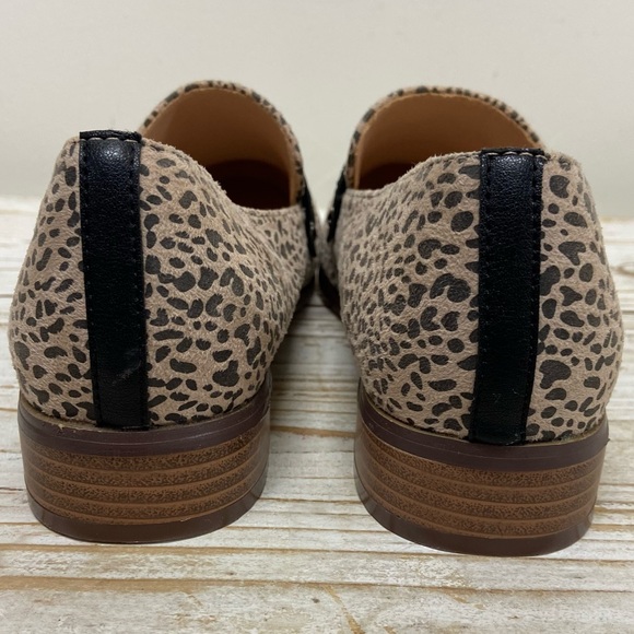 Chase & Chloe Cheetah Print “Kamila” Loafers Size 7 - Picture 8 of 9